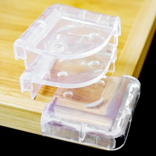 Corner Protector Anti-collision Angle Ball Table Corner Table Transparent Glass Corner Baby Collision Protection Child 4 PC Lot