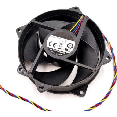 Original FA09025H12LPB DC 12V 0.36A Cooling Fan for Cooler Master I3 I5 I7 CPU Repair Parts Replacement 4Pin PWM CPU Cooling Fan