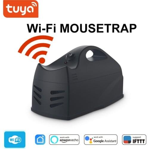 Smart Mouse Catcher WiFi Sensor Wireless Bait Shock Zapper Can be reused Using Intelligent APP Control Trap Non-toxic Pest