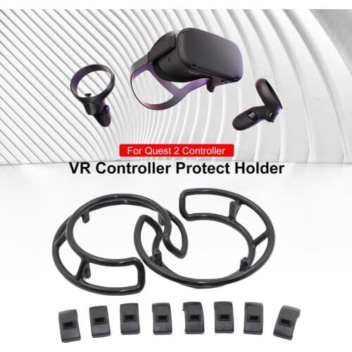 For Oculus Quest 2 VR Controller Protect Holder VR Accessories Headset Controller Fixer Handle Bumper Protective Holder