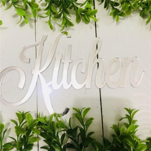 Mirror Silver Acrylic Custom Baby Nursery Name Sign Personalized Name Baby Shower Birthday Party Decoration Wall Hanging Supply