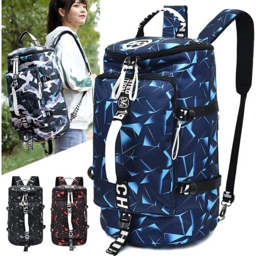 Large-capacity Shoulder Travel Backpack Female Wet and Dry Separation Lightweight Fitness Bag Male Leisure Mountaineering Bag