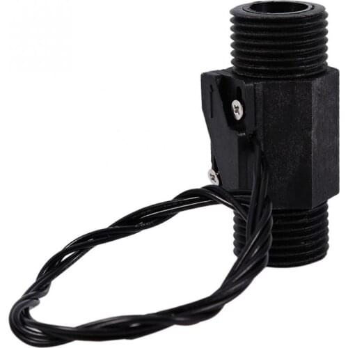 1Pcs EFS-04P Plastic Water Flow Switch Vertical/Horizontal Water Sensor Magnetic AC 220V G1/2" (BSP) Flow Control Switches