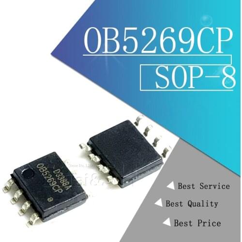 10pcs/lot OB5269CP OB5269 green mode PWM control of high voltage SOP-8