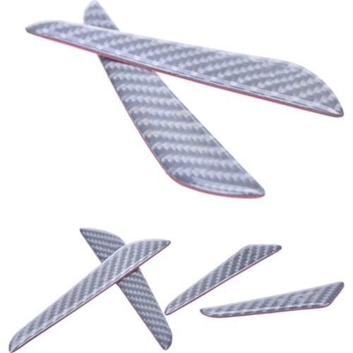4pcs 2017 ar Door Protector Fiber Door side Edge Protection Guards Stickers for Every car Carbon fiber