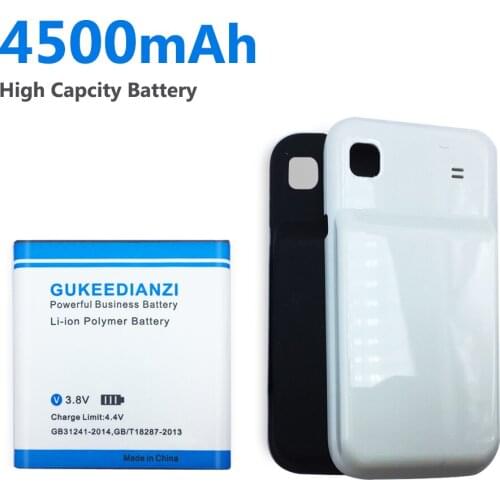 4500mAh Mobile Phone Battery For Samsung Galaxy S GT i9000 EB575152LU Replacement Lithium Bateria + Free Battery Back Door Cover