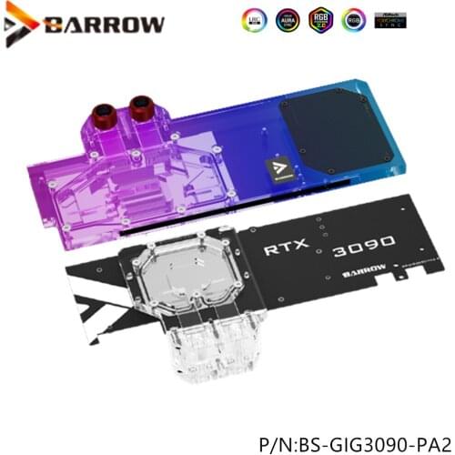 Barrow Gigabyte 3090gaming OC full coverage graphics card cold head radiator BS-GIG3090-PA