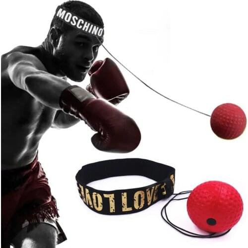 Boxing Reflex Speed Punch Ball MMA Sanda Raising Reaction Hand Eye Training Gym Muay Thai Fitness Exercise Boxe Accessories