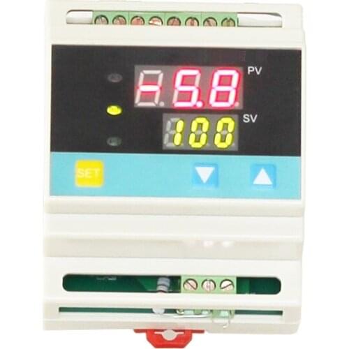 -199~999 Din Digital intelligent temperature controller K/E/J/PT100/CU50 AC/DC 85-240V supply din thermostat with relay output