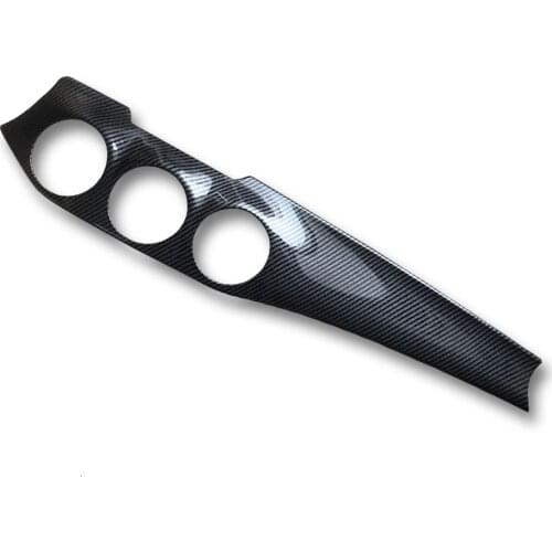 Carbon Fiber Color Car Center Console Air Condition Panel Decoration ABS For Mercedes Benz GLA X156 CLA C117 2013-18 LHD