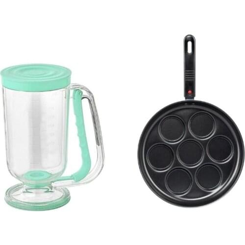 Dough Dispenser Pancake Dispenser Pancake Pan Set of 2 Free Shipping
