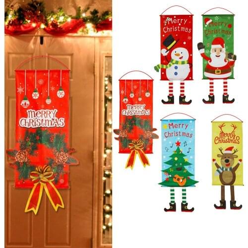 Garland Merry Christmas Decor For Home Cristmas Decor Cristmas Ornaments Xmas Outdoor Home Decoration Dropship