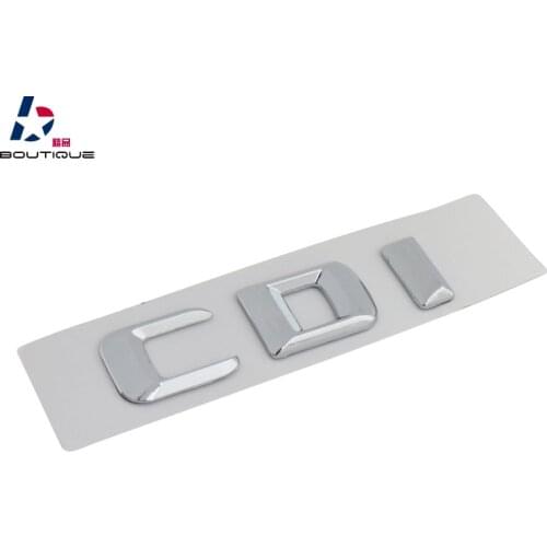 Chrome CDI for GLA G55 SL C63 E63 ML63 CLS63 Trunk Emblem Badge Sticker
