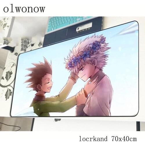 HUNTERxHUNTER mouse pad 70x40cm Halloween Gift mousepads best gaming mousepad gamer Fashion large mouse pads keyboard pc pad
