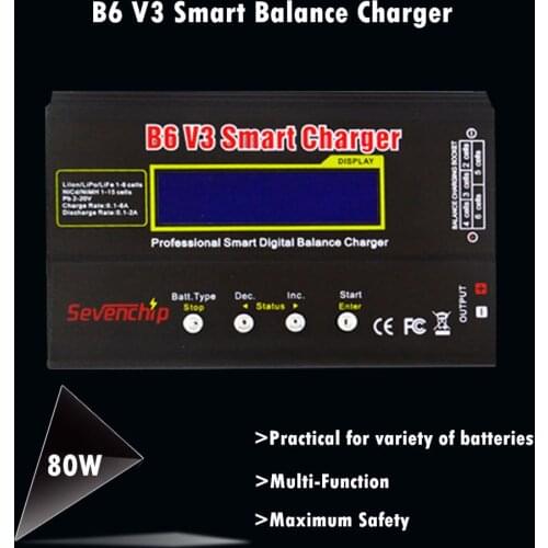 IMAX B6 V3 Digital RC Lipo NiMh Battery Balance Charger+AC POWER 12v 5A Adapter NEW Upgrade For Rc Drone Rc Car