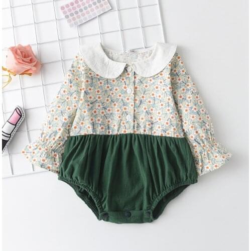 2021 Newest Autumn Baby Girl Boy Clothes Romper Spring Thick Newborn Infant Baby Cartoon Fleece Romper Jumpsuit Soft Pajamas