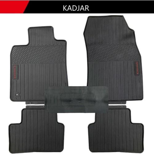 Custom No Odor Carpets Waterproof Rubber Car Floor Mats for Renault KADJAR FLUENCE MEGANE CAPTUR 2008-2020 Year