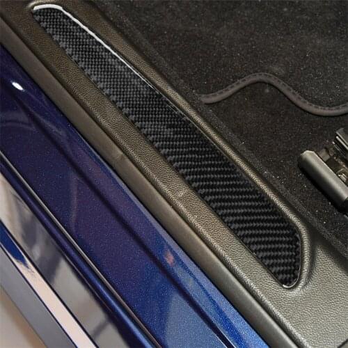 Carbon Fiber Welcome Pedal Cover Trim for Alfa Romeo Giulia 2017-2019 Interior Decoration Car Accessories Car Decal Stickers