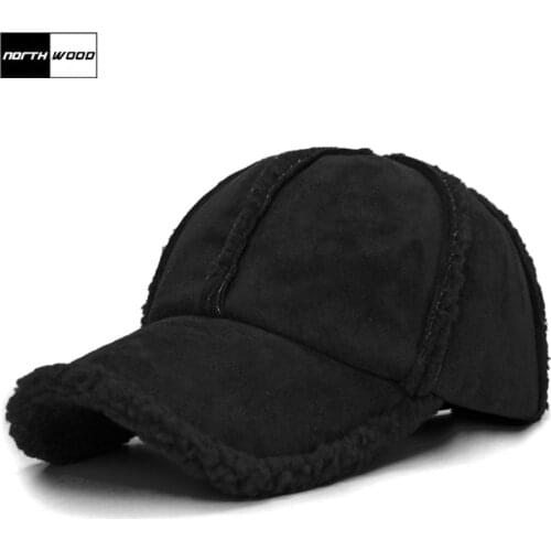 [NORTHWOOD] New Fashion Brand Winter Baseball Cap Women Men Thick Solid Warm Dad Hat Casquette Femme Gorra Snapback Cap