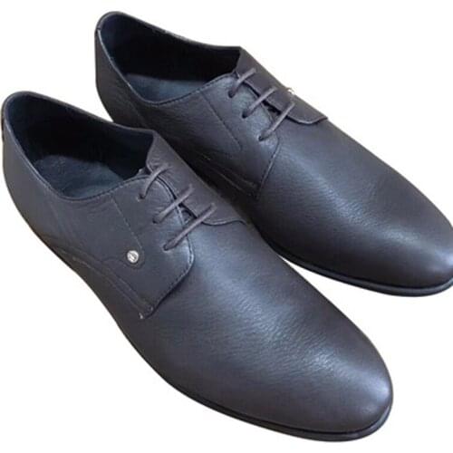 Shenzhen dae new British business leisure deerskin men shoes trend male shoes Soft leather Soft bottom men shoes