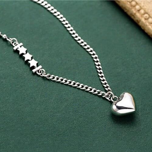 Miuoxion Fashion Retro Simple Star Love Necklace Personality Punk Party Jewelry For Women Feature Namour Charm Gift All Seasons