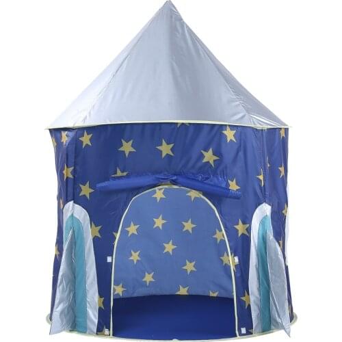 Childrens tent folding baby toy house star sky rocket Castle projection boy ocean game ball pool play house