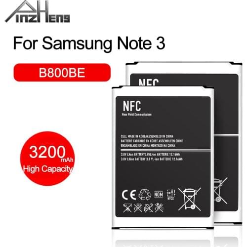 PINZHENG Note 3 Battery For Samsung Galaxy Note 3 N9000 N9005 N7200 Real Capacity 3200mAh Replacement Mobile Phone Batteries