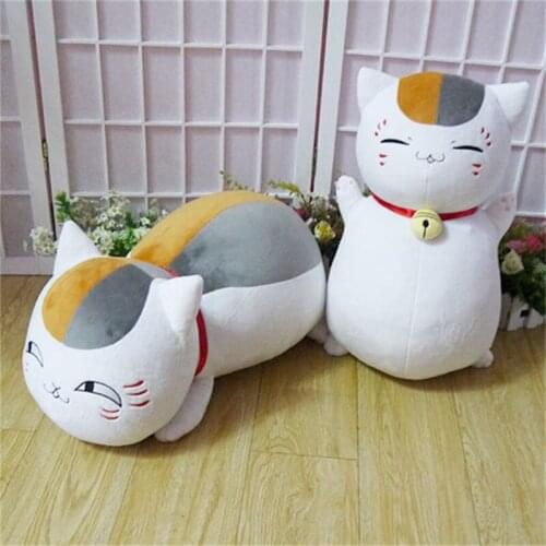 Anime Natsume Yuujinchou Plush Toy Madara Cat Teacher Cosplay Figure Doll Soft Filling Pillow 52cm For Gift