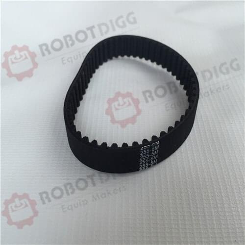 Free shipping 10pcs/lot HTD 5M Timing Belt Closed-loop 255mm length 51 teeth 12mm width