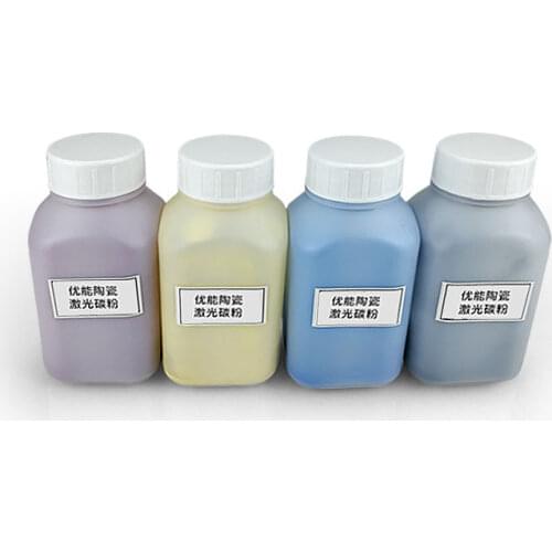 Compatible bulk laser ceramic toner for ricoh 430 440 2500 3500 4000 5000 color copier,ceramic toner powder kcmy 50g/color 200g
