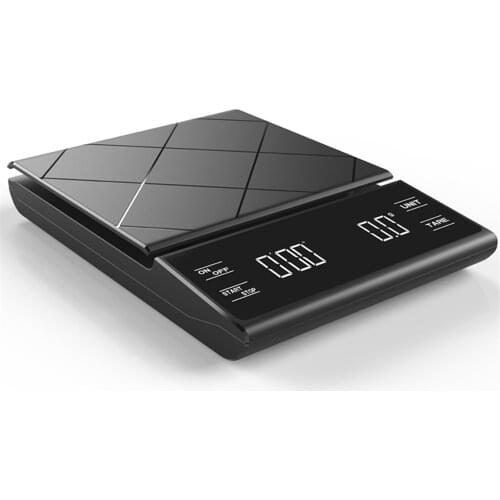 Smart Coffee Scales with Timer 3KG/0.1g Digital Kitchen Scale Household Smart Electronic Kitchen Drip Coffee Pot Food Scales
