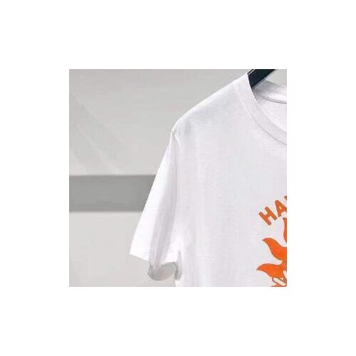 2021 Spring /Summer New Casual Simple Round Neck Smiley Sun Flower Print Ladies T-shirt