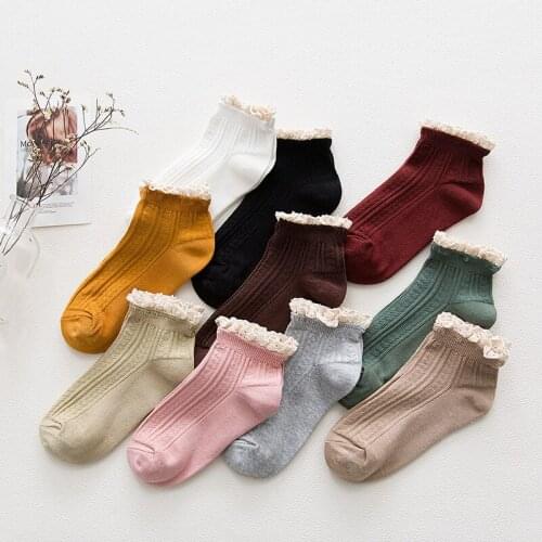 Women Cotton Short Boat Socks Low Cut Shallow Mouth Casual Tide Socks Cotton Cute Ankle Socks Ladies