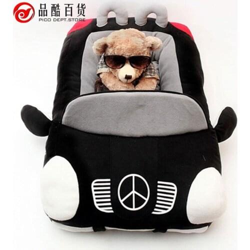 2020 Cartoon Car Dog Beds Cotton Pet House Warm Dog Sofa Kennel Cats Nest Winter Small Animal House