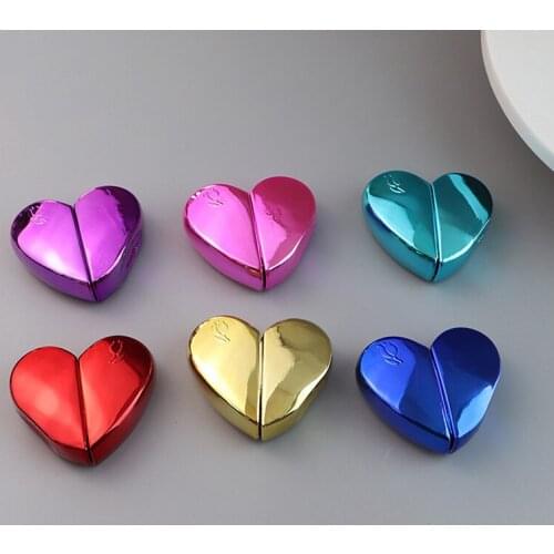 30ml Spray Bottle Empty Cosmetic Containers Creative Heart Shaped Travel Atomizer Perfume Portable Colorful Glass Spray Bottle