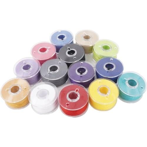 5 pcs Hand Made DIY Silk Thread Embroidery Thread Woven Sewing Machine Shuttle Core with Colorful Bright Line