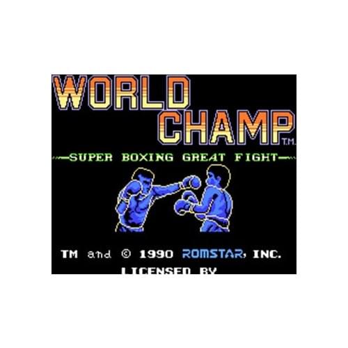 World Champ Region Free 60 Pin 8Bit Game Card For Subor Game Players