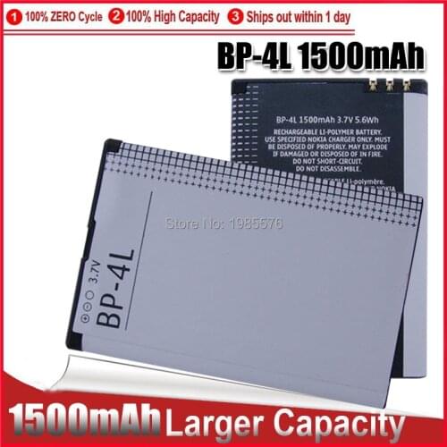 1-5PCS BP-4L Battery For Nokia E61i E63 E90 E95 E71 6650 6760 N97 N810 E72 E52 BP4L BP 4L Phone Recharge