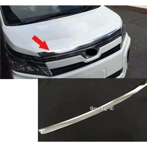 Car Sticker Front Engine Machine Grille Grill Racing Hood Lid Trim For Toyota Noah Voxy 80 Series 2014 2015 2016 2017 2018