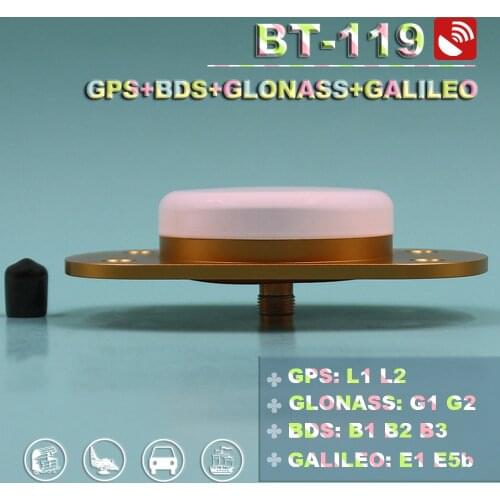BEITIAN 3-6V drone NAV aviation RTK Module Receiver GNSS antenna GPS BDS GLONASS GALILEO SMA-K connector, BT-119