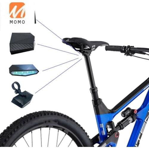 Intelligent Bike Tail Light Wireless Anti-Theft Bicycle Alarm USB Rechargeable Waterproof Rear Bike LED for Mountain Accessories