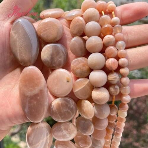 Natural Sunstone Stone Beads Loose spacer For DIY woman man Necklace Bracelet earring Jewelry Making Strand 15" Free Shipping