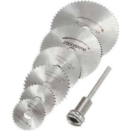 1 Set HSS mini circular wood cutting saw Cutting Disc for Wood Plastic metal Carving saw wheel Rotary Drill Accessories