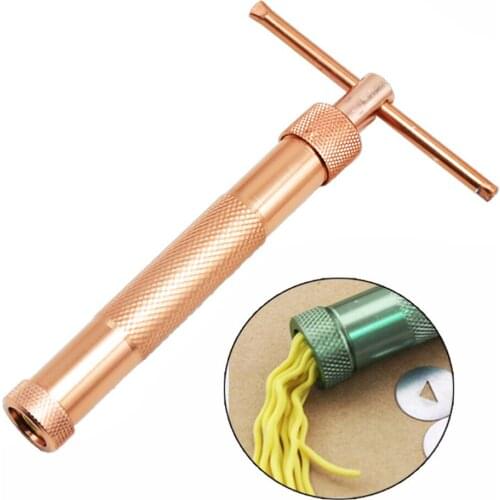 DIY Craft Polymer Clay Extruder Fondant Cake Pastry Gun Modeling Sugar Paste Tools Kitchen Hand Milking Machine