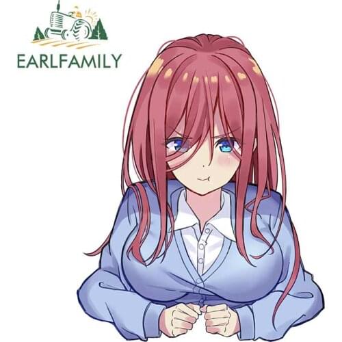 EARLFAMILY 13cm x 10.7cm for Amagi Brilliant Park Latifah Sento Isuzu Kimono Car Sticker Suitable for VAN RV Waterproof Decal