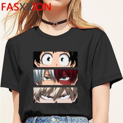 My Hero Academia Bakugou Boku No Hero Academia t shirt male kawaii graphic tees couple clothes print summer top streetwear