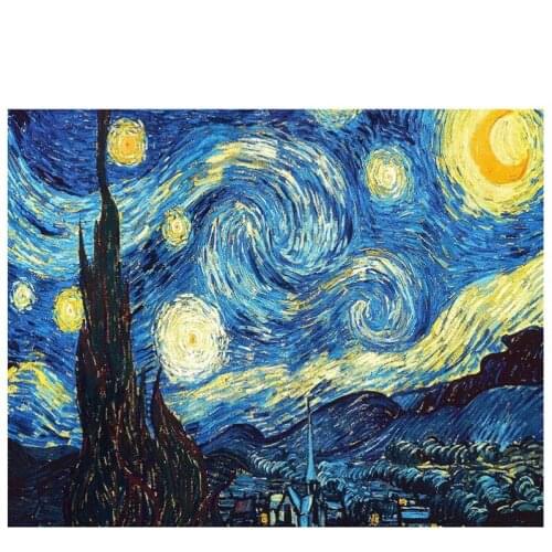 Full Square/Round Diamond Embroidered DIY 5D Diamond Painting Van Gogh Starry Night Cross Stitch Mosaic Kit Bedroom Decoration