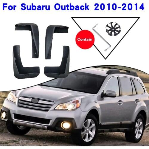 Car Fender Accessories For Subaru Outback BR 2010-2014 Mudguards Splash Guards Fender Mudflaps Car Fender Mud Flaps