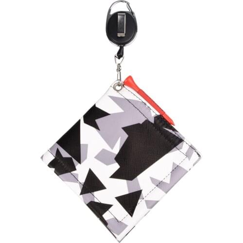 Mini Square Golf Towel with Retractable Keychain Buckle Camouflage Cotton Towel Golf Ball Club Head cleaning towel