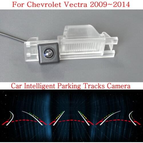 LYUDMILA Car Trajectory Car Rear View Camera FOR Chevrolet Vectra 2009~2014 Auto Vehicle Backup Reverse Parking Line Camera